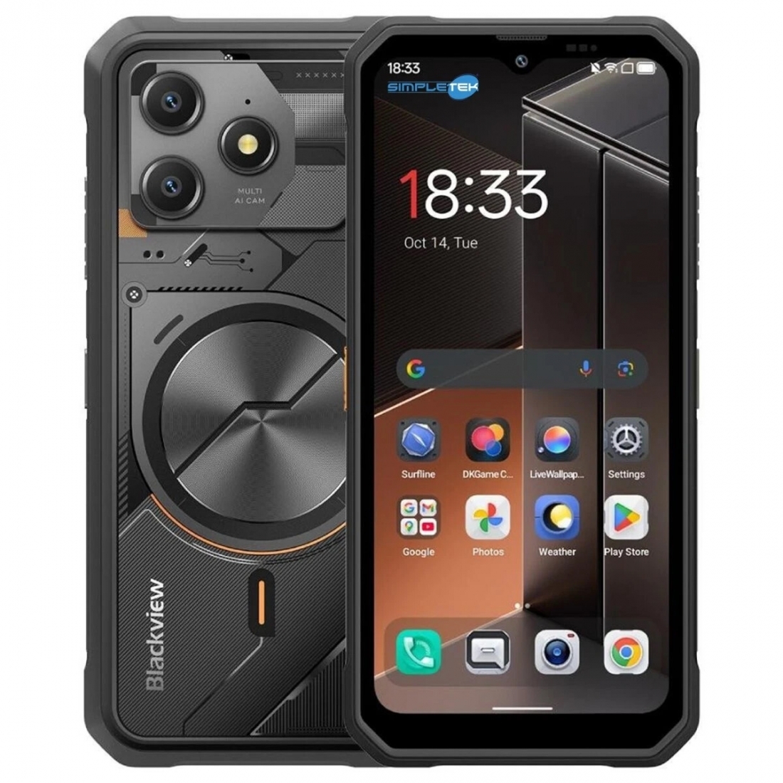 Blackview Fort 100 6.56 8+128GB Black LTE Dual Sim